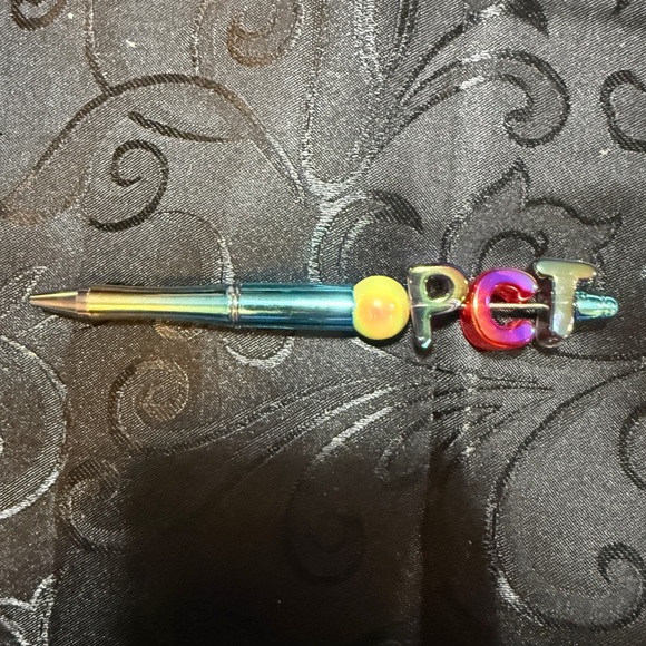 Multicolor Letter Pen with Gradient Design - Picture 4 of 4